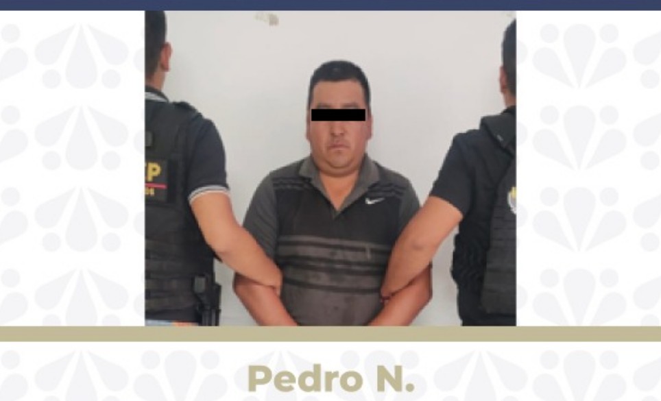 Foto: Cortesía Fiscalía de Puebla detiene a presunto homicida en Acajete