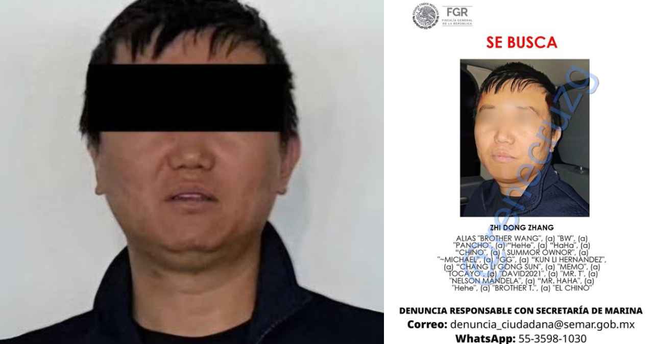 Foto: Cortesía Fuga de Zhi Dong Zhang, operador clave del CJNG vinculado con China