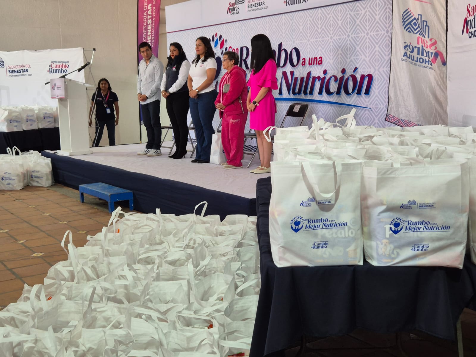 Por: Cortesía Lula Pineda San Andrés Cholula fortalece la nutrición de adultos mayores con entrega de apoyos alimentarios