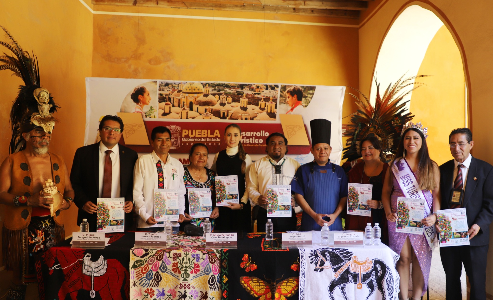 Por: Cortesía Lula Pineda San Pedro Cholula sede de Expo Mujeres Indígenas: identidad, talento y tradición