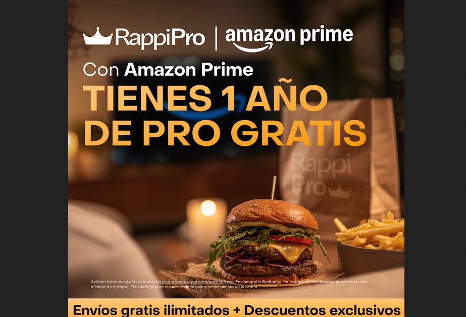 Foto: Cortesía Amazon y Rappi amplían su alianza estratégica en México
