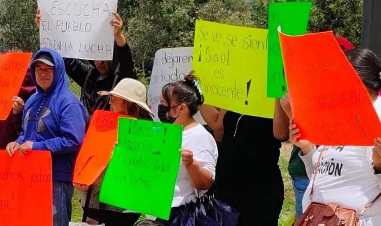 Foto: Cortesía Exigen justicia para Saúl Rosales frente al Poder Judicial de Tlaxcala