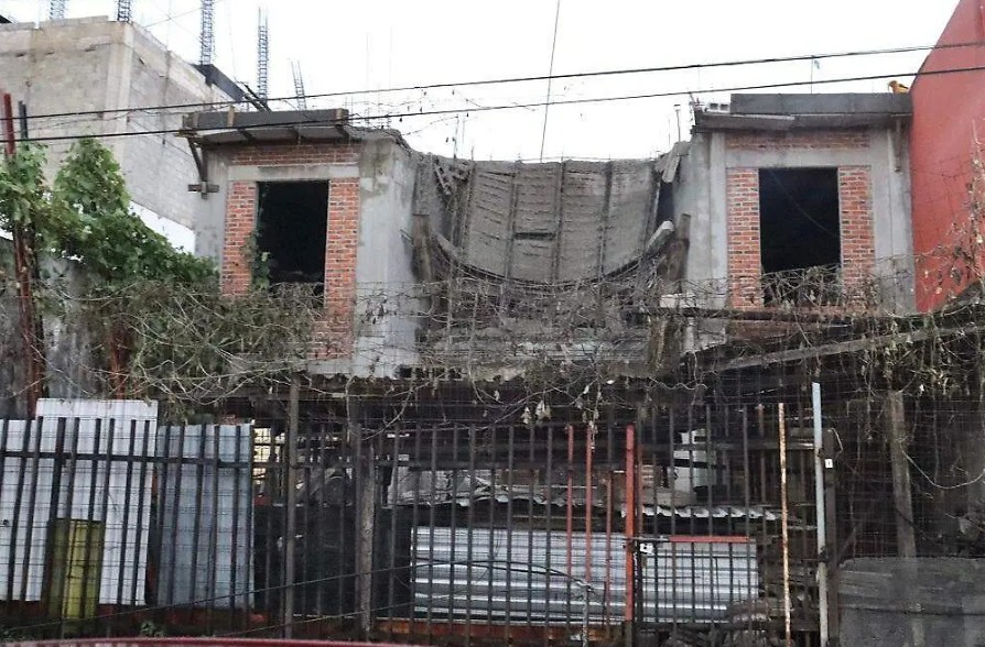 Foto: Cortesía Tres albañiles heridos tras colapso de losa en Puebla