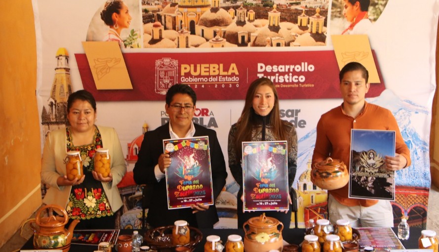 Foto: Cortesía Zautla celebrará con orgullo la Feria del Durazno 2025