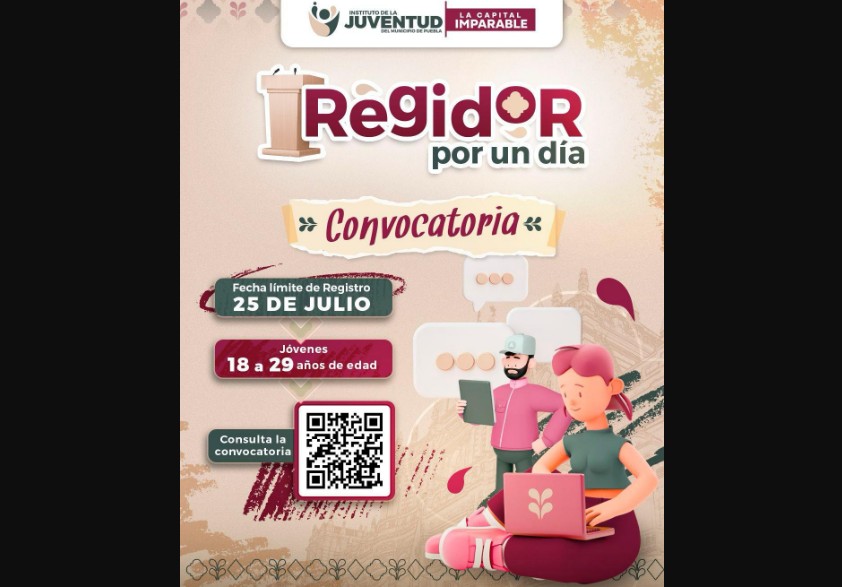 Foto: Cortesía Jóvenes poblanos participarán como “Regidores por un Día”