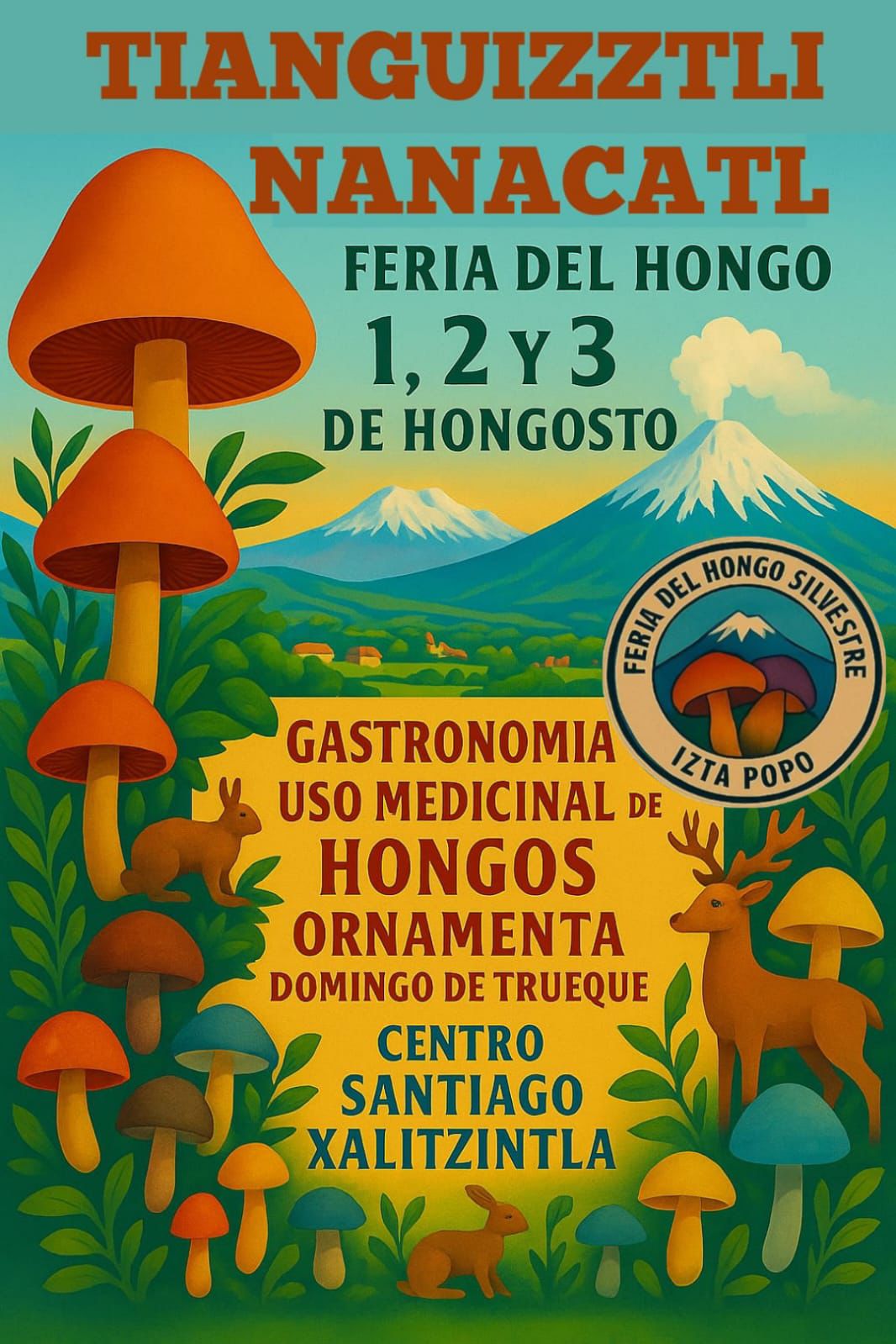 Por: Cortesía Lula Pineda Anuncian la primera Feria del Hongo Silvestre 2025 en Santiago Xalitzintla