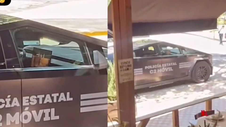 Foto: Cortesía Policías ven Netflix en Cybertruck de Jalisco y desatan escándalo