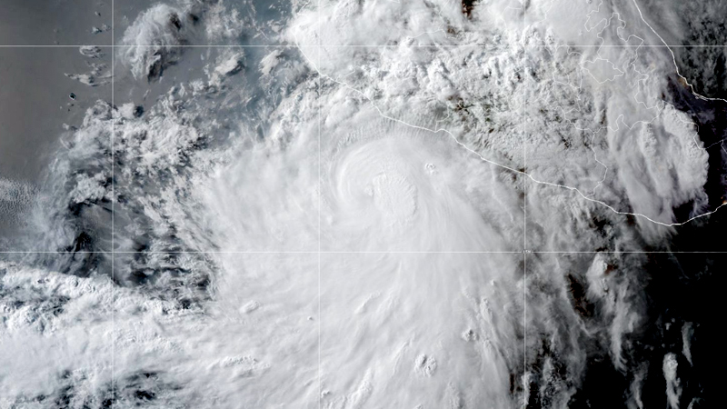 Foto: Cortesía Huracán Flossie se fortalece: prevén lluvias y vientos extremos
