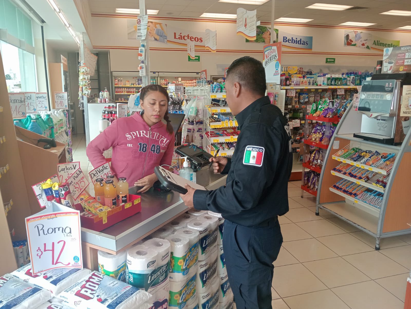 Por: Cortesía Lula Pineda Refuerza SSPPC de San Andrés Cholula acciones de proximidad social y prevención del delito