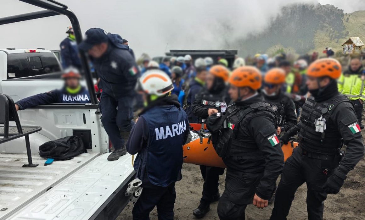 Foto: Cortesía Rescatan cuerpo de adolescente desaparecido en el volcán Iztaccíhuatl tras días