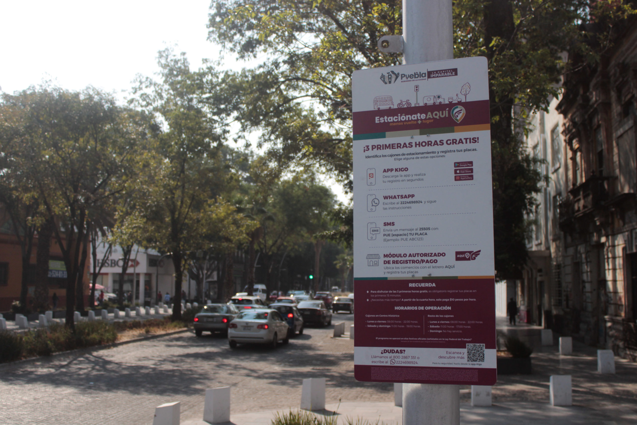 Foto: Cortesía Parquímetros en Puebla: obras de mejora iniciarán en agosto con recursos recaudados