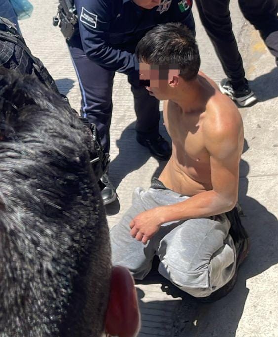 Foto: Cortesía Acusan a sujeto de intentar robar motocicleta en San Pablo del Monte; fue retenido por vecinos