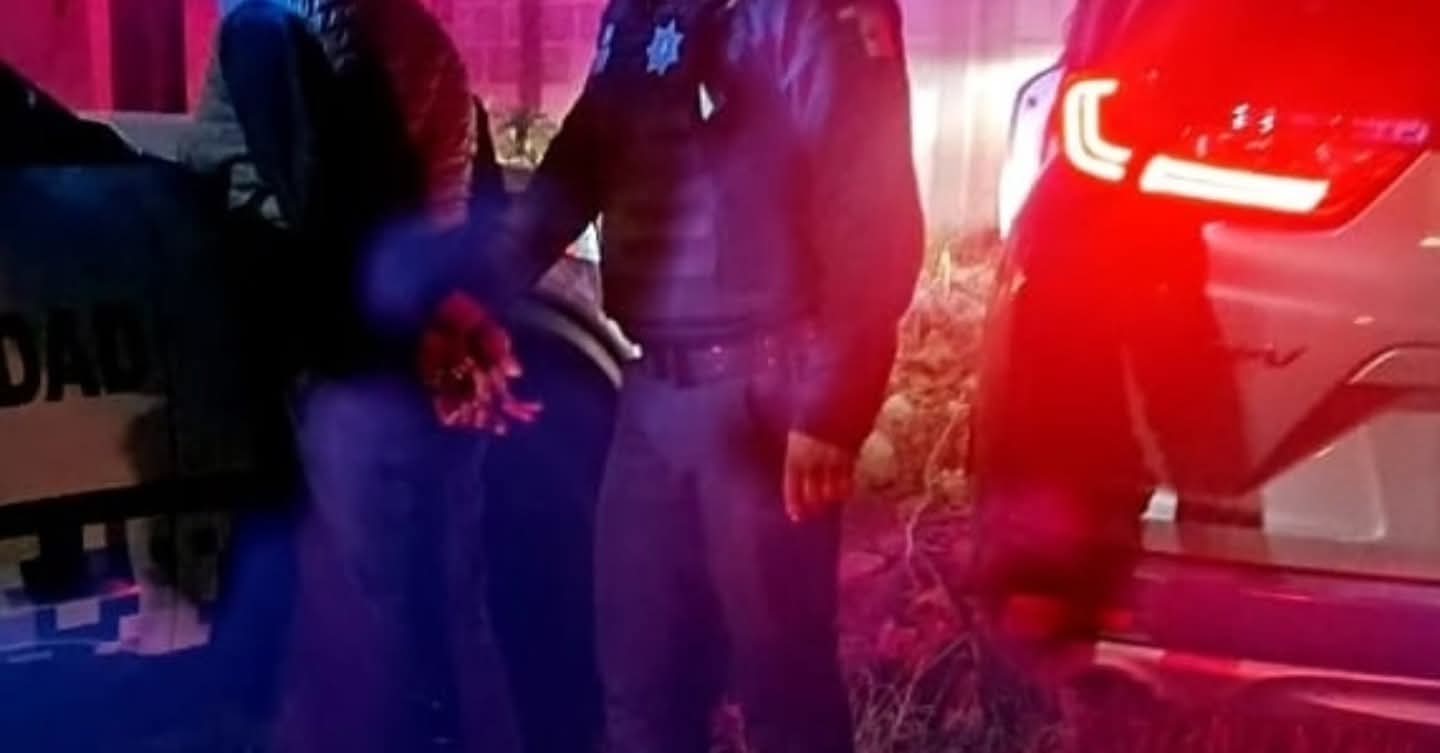 Foto: Cortesía Zacatelco: detienen a sujetos tras persecución iniciada en Puebla