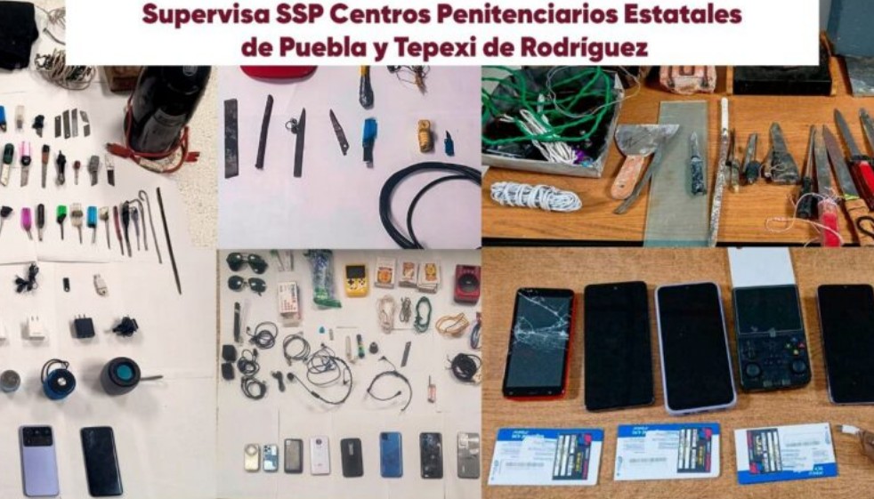 Foto: Cortesía Operativos en penales de Puebla y Tepexi refuerzan seguridad
