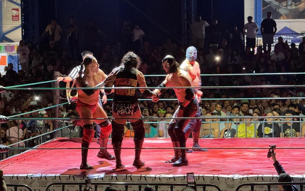 Foto: Cortesía Atlixco vibra con función estelar de lucha libre AAA