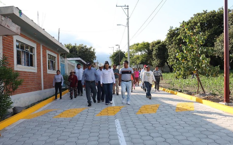 Foto: Cortesía Entregan obra que beneficia a más de 1,800 habitantes en San Miguel Ayala
