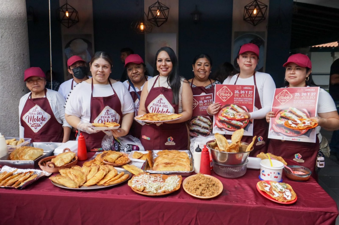 Comunicado oficial Tonantzin Fernández anuncia la 13ª Feria del Molote en San Pedro Cholula