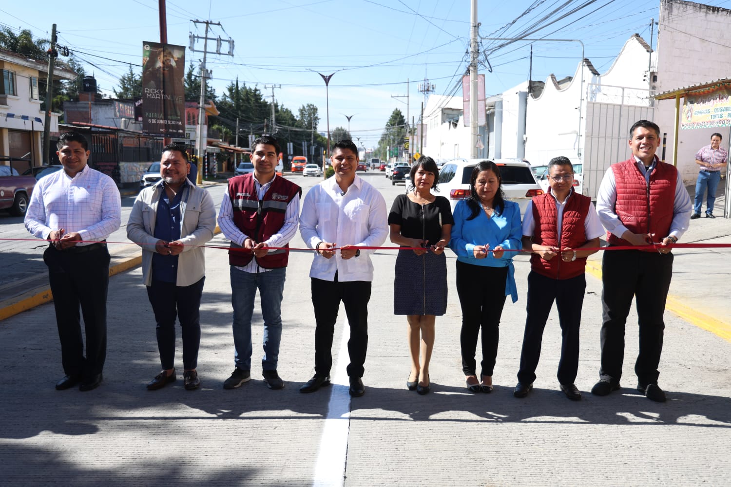 Comunicado oficial Entrega Omar Muñoz reconstrucción de la avenida México-Puebla