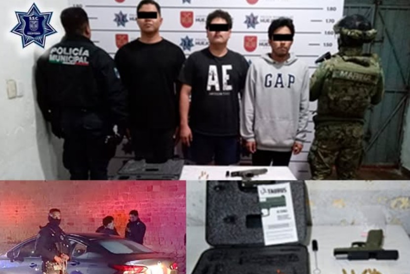 Foto: Cortesía Huejotzingo: Tres operativos dejan seis detenidos por diversos delitos