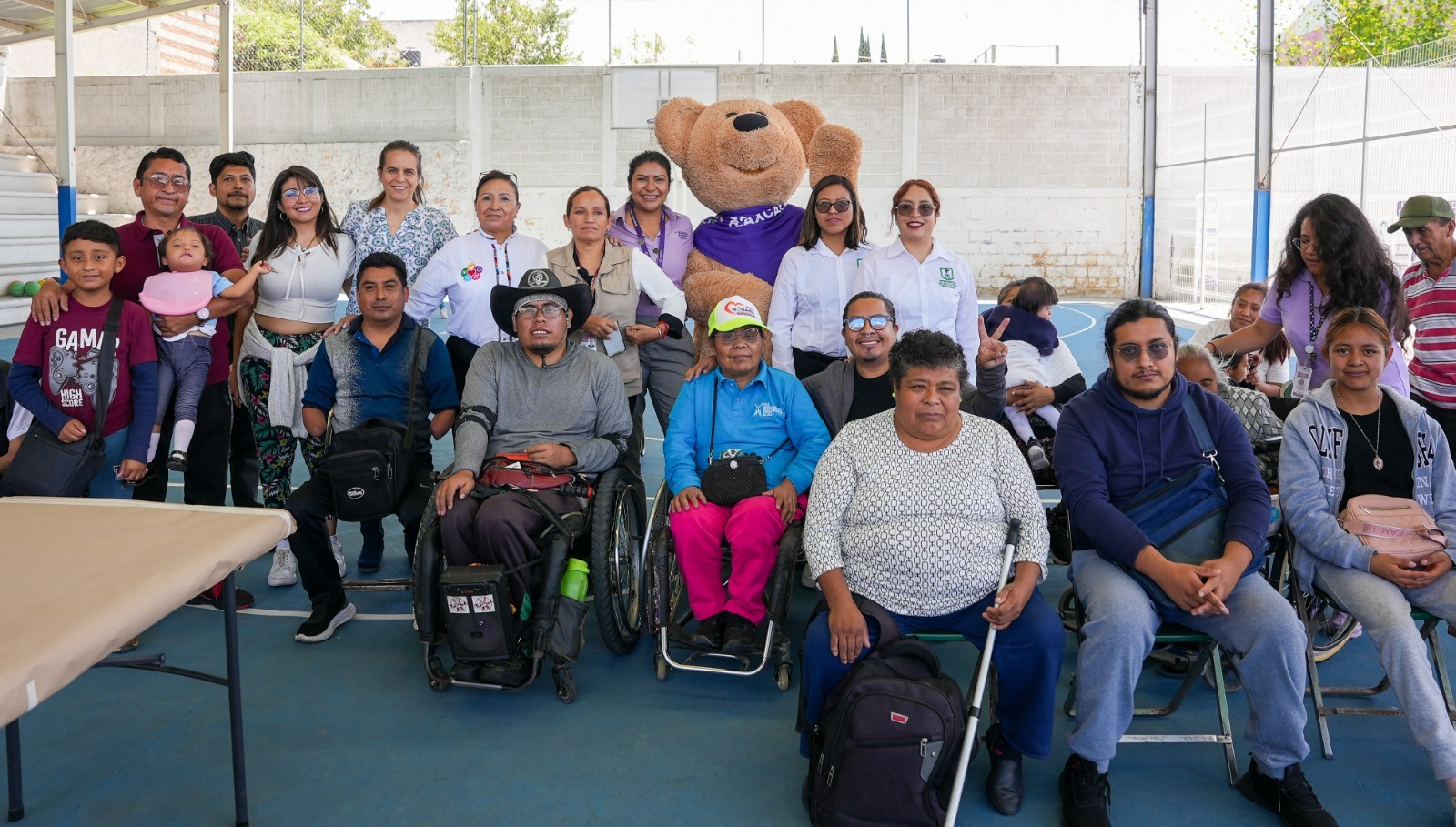 Impulsan inclusión con taller de muralismo en San Pablo del Monte