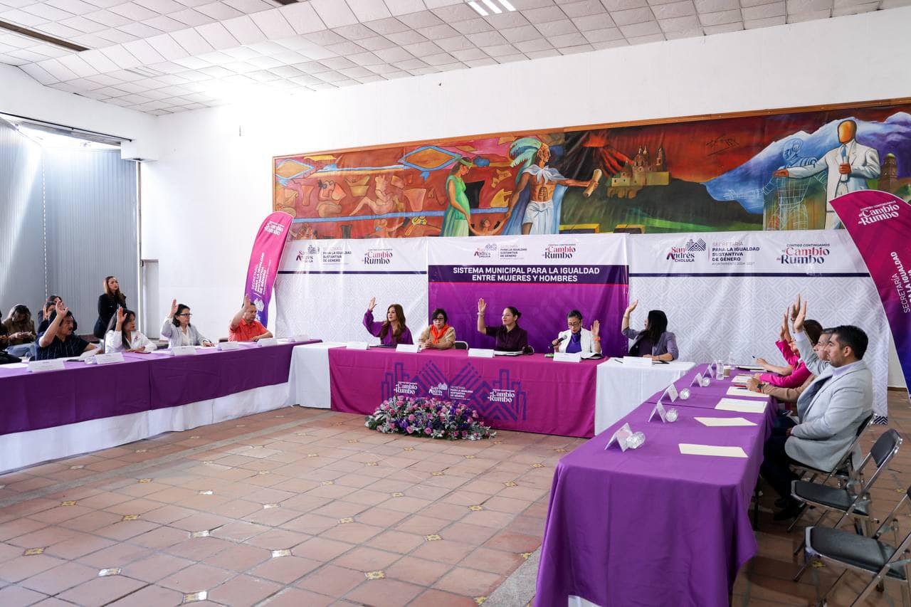 Por: Cortesía Lula Pineda San Andrés Cholula refuerza acciones institucionales para garantizar igualdad y erradicar la violencia de género