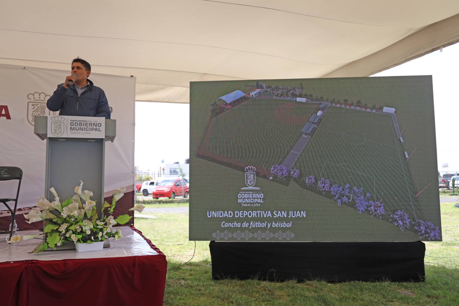 Omar Muñoz inicia la rehabilitación del Complejo Deportivo San Juan