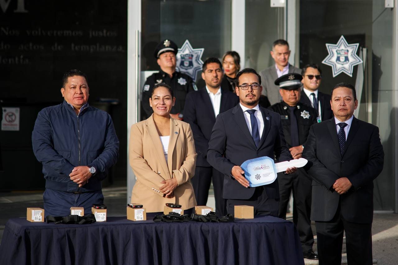 Comunicado oficial San Andrés Cholula a la vanguardia con estrategias integrales y equipamiento para la seguridad pública