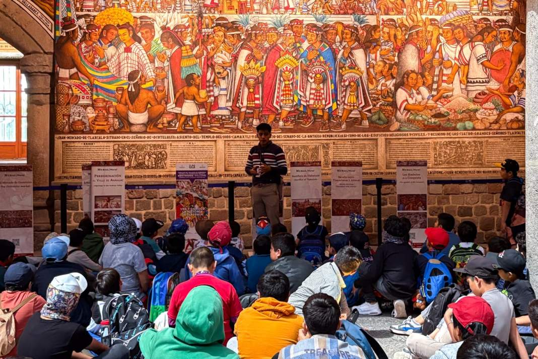 Niños de Tlaxcala disfrutan recorrido cultural y educativo en Curso de Verano 2025