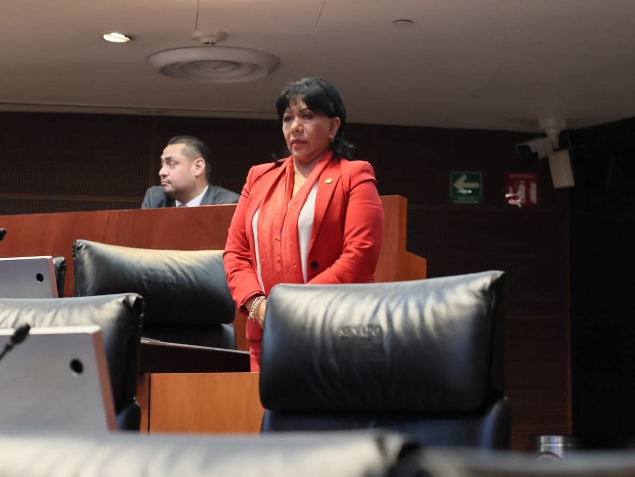 Se manifiesta Anabell Ávalos contra Reformas de la 4T desde el Senado 