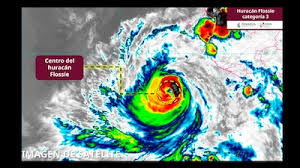 Foto: Cortesía Huracán Flossie categoría 3 amenaza con lluvias y vientos intensos