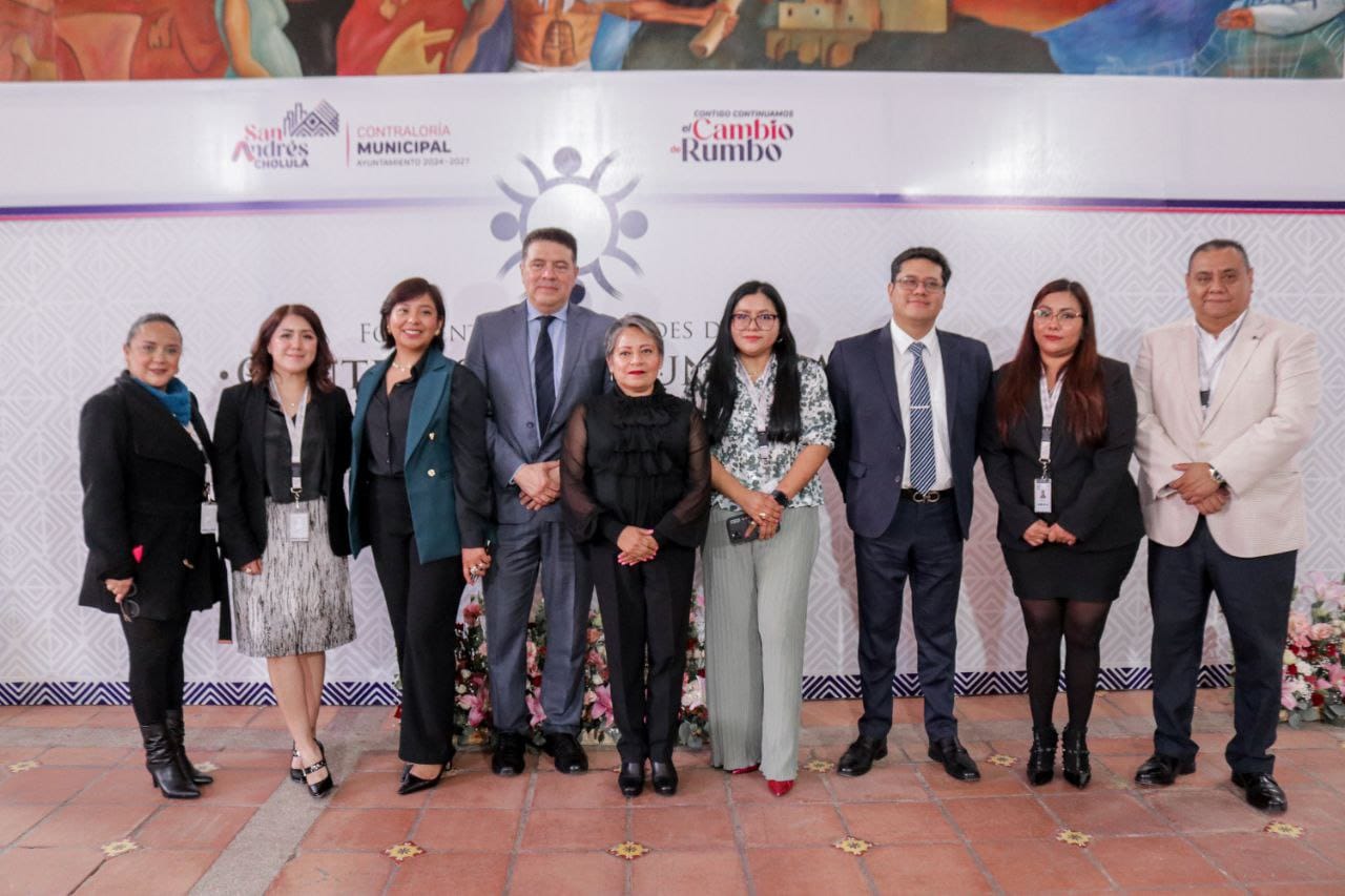 Comunicado oficial Reúne San Andrés Cholula a contralorías municipales para reforzar normativas y combatir malas prácticas