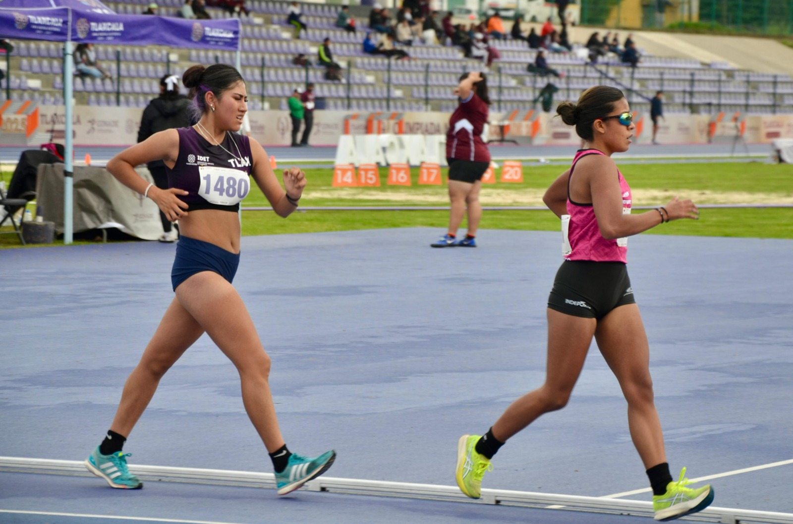 Tlaxcalteca María Guadalupe gana bronce en marcha de 10 mil metros