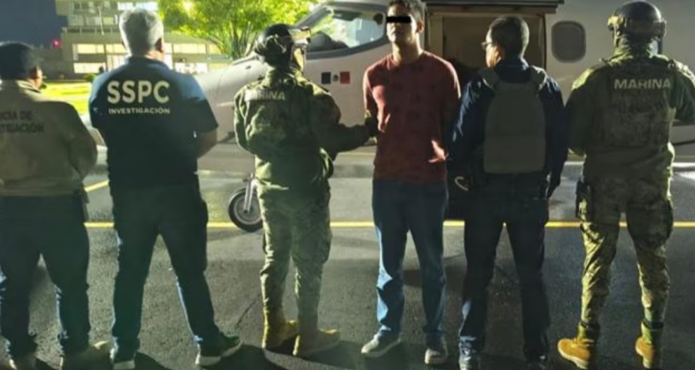 Foto: Cortesía Capturan en Puebla a ‘El Caiser’, operador clave de ‘La Barredora’