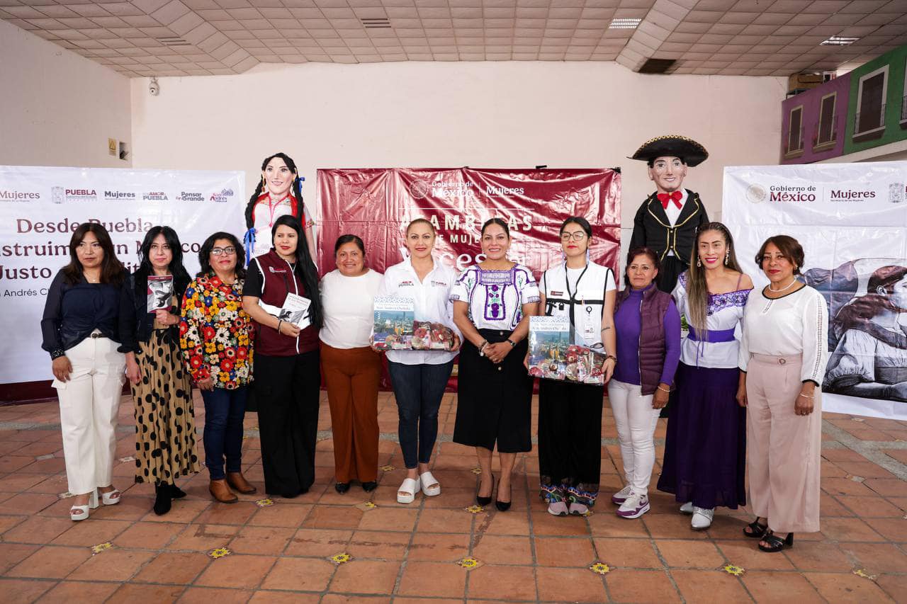 Llega a San Andrés Cholula Asambleas de Mujeres: Voces por la igualdad y contra las violencias