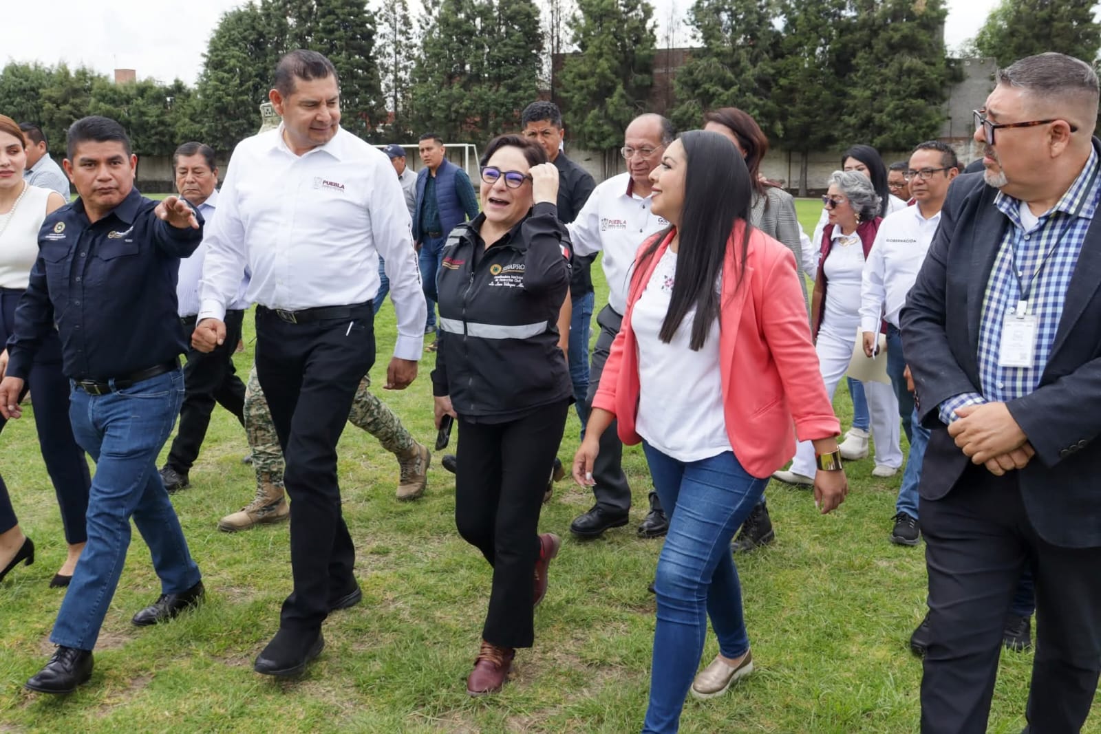 Tonantzin Fernández supervisa refugio temporal y fortalece acciones preventivas en San Pedro Cholula