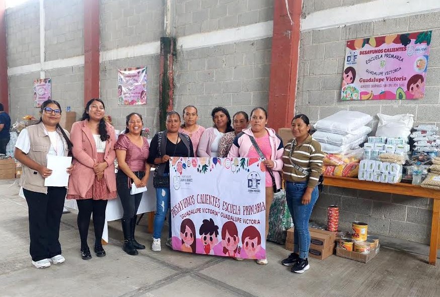 Foto: Cortesía Entregan desayunos escolares a más de 536 mil estudiantes poblanos