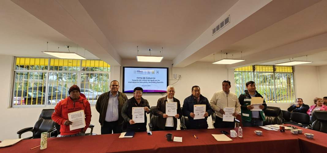 Fortalecen Cultura del Agua en Tlaxcala con Equipo Audiovisual para Municipios