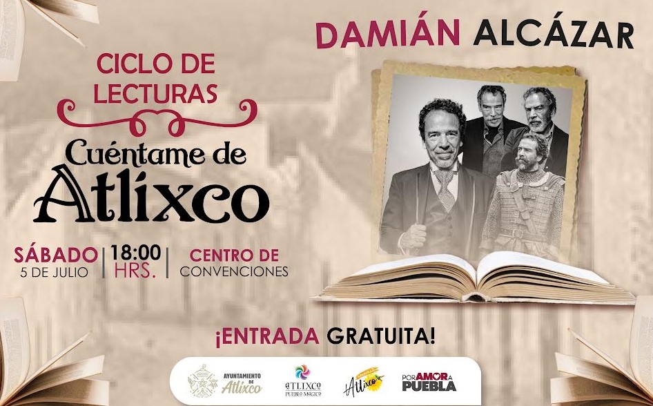 Foto: Cortesía Atlixco de las Flores invita a un ciclo de lecturas cultural