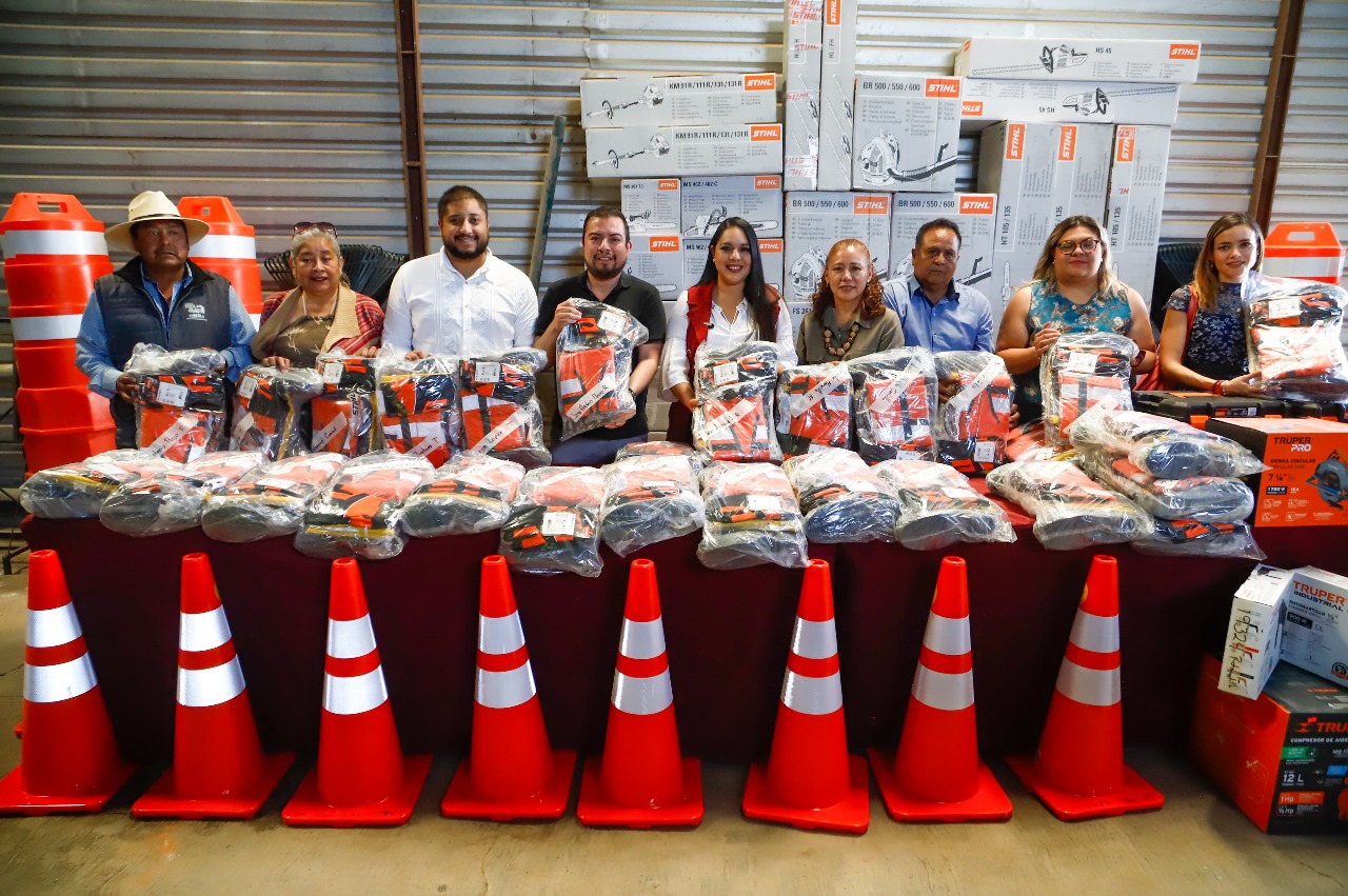 Fortalece Tonantzin Fernández el trabajo de Servicios Públicos Municipales con nuevo equipamiento