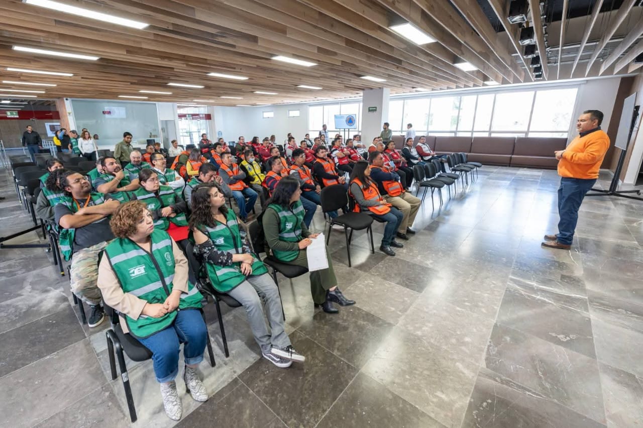 Ciudad Judicial Tlaxcala realiza simulacro con enfoque inclusivo