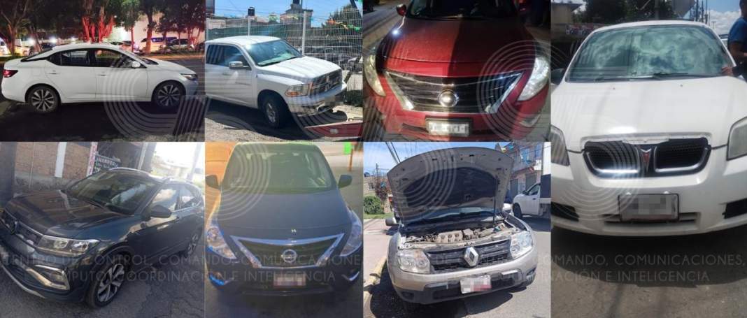 Tlaxcala recupera siete vehículos robados en menos de 24 horas con tecnología
