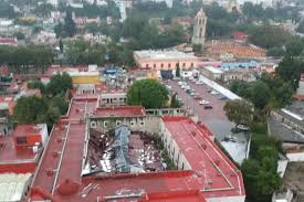 Tromba colapsa techo del Hotel Posada San Francisco en Tlaxcala