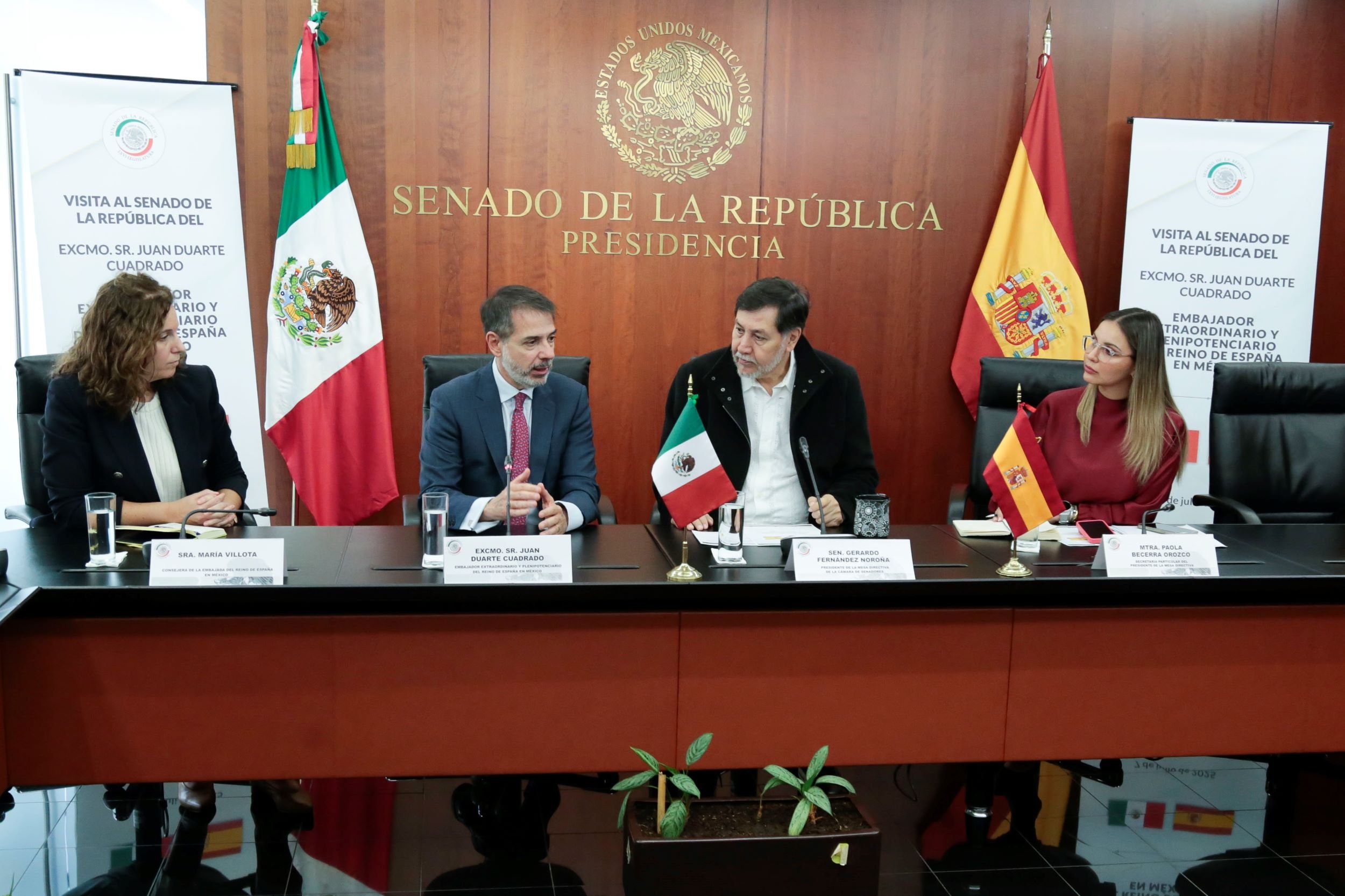 Foto: Cortesía España y México buscan reactivar lazos con reunión en el Senado