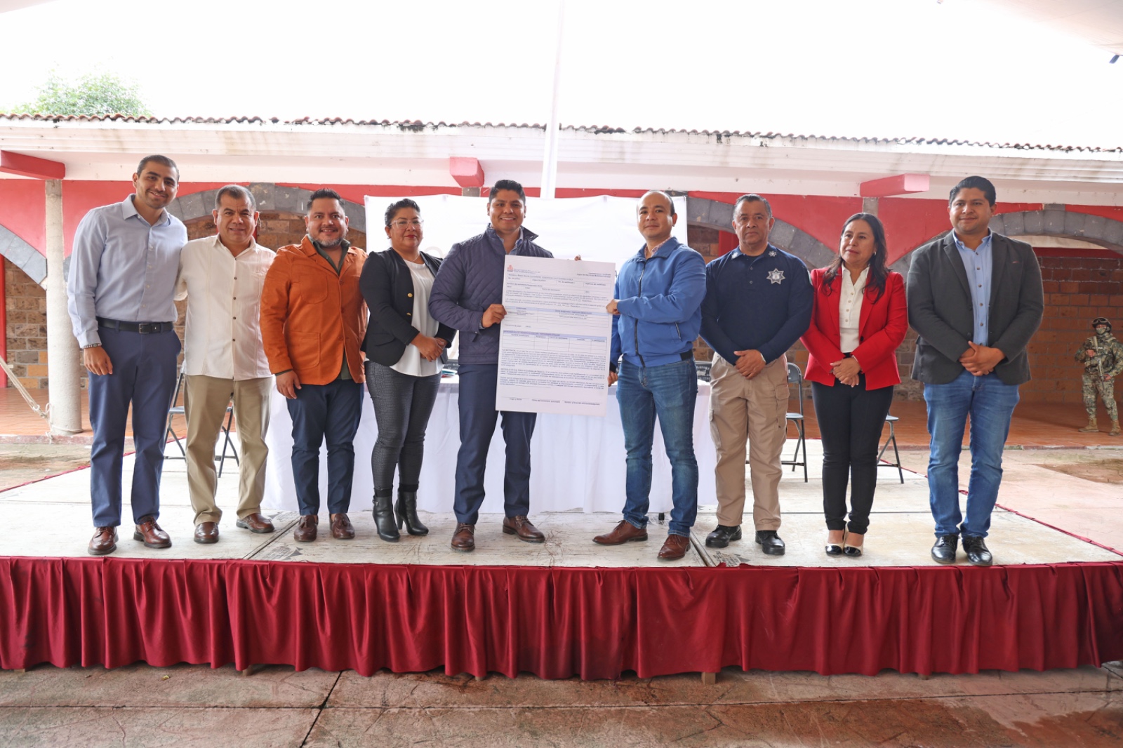 Comunicado oficial Anuncia Omar Muñoz seguro de vida para elementos de la SSCyPC de Cuautlancingo