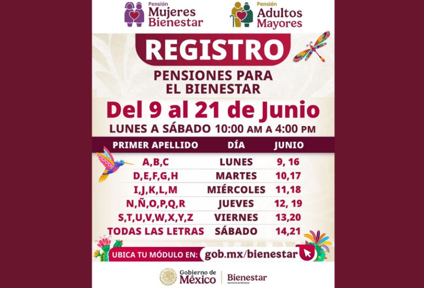 Foto: Cortesía Inicia el registro a pensiones para mujeres de 63 años y adultos mayores