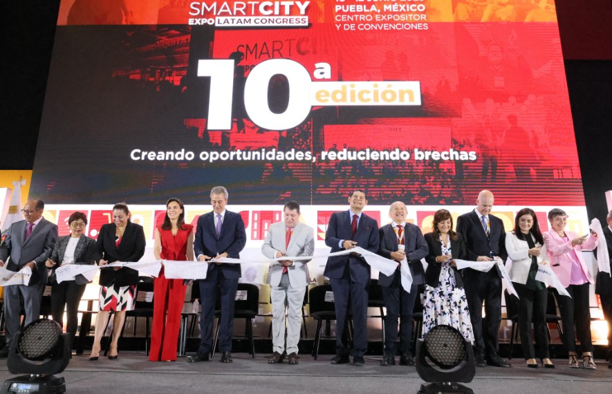 Foto: Cortesía Gobernador de Puebla inaugura Smart City Expo Latam 2025