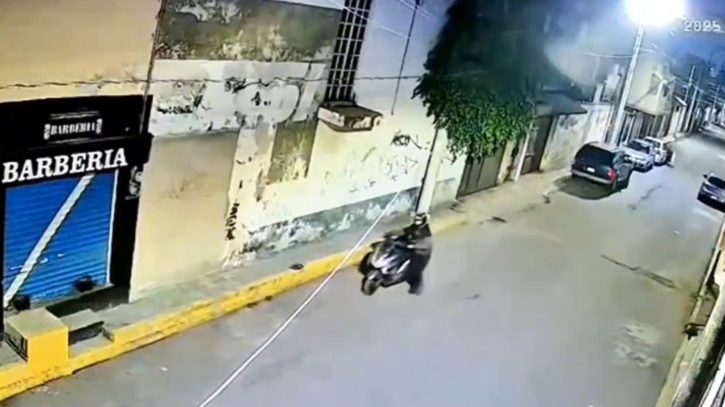 Foto: Cortesía Captan robo de motoneta en menos de 10 minutos en Puebla