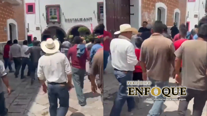 Foto: Cortesía Caos en Atlixco: protesta de foráneos termina en violencia