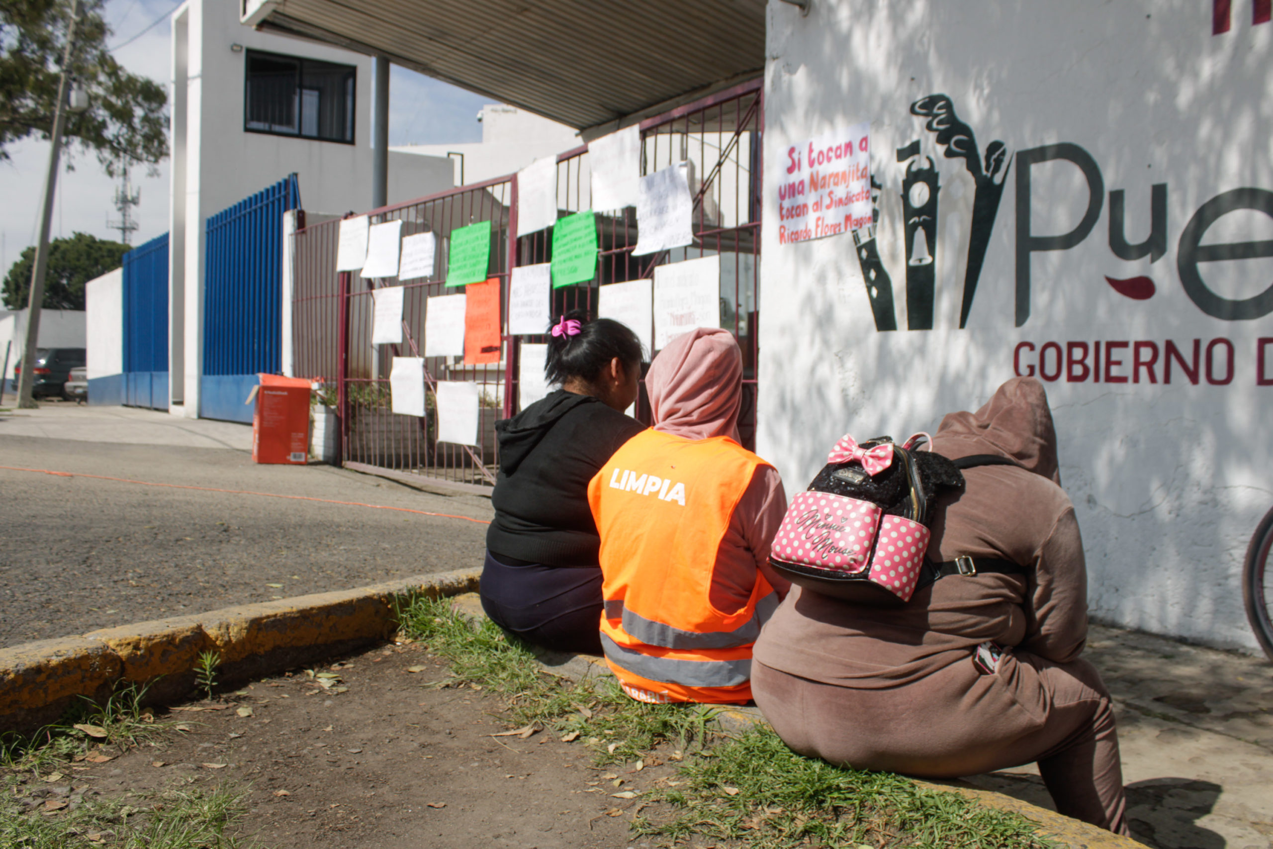 Foto: Cortesía Organismo de Limpia responde a protesta de “naranjitas” en Valsequillo y garantiza continuidad del servicio