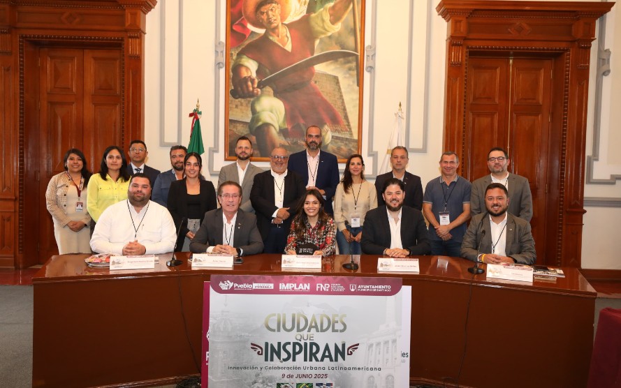 Foto: Cortesía Puebla fortalece la cooperación internacional en soluciones urbanas